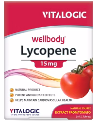 قرص ولبادی لیکوپن Wellbody LYCOPENE | حاوی لیکوپن وعصاره گوجهفرنگی قرص ولبادی لیکوپن Wellbody LYCOPENE از برند ویتالوژیک – آنتیاکسیدان طبیعی استخراجشده از گوجهفرنگی